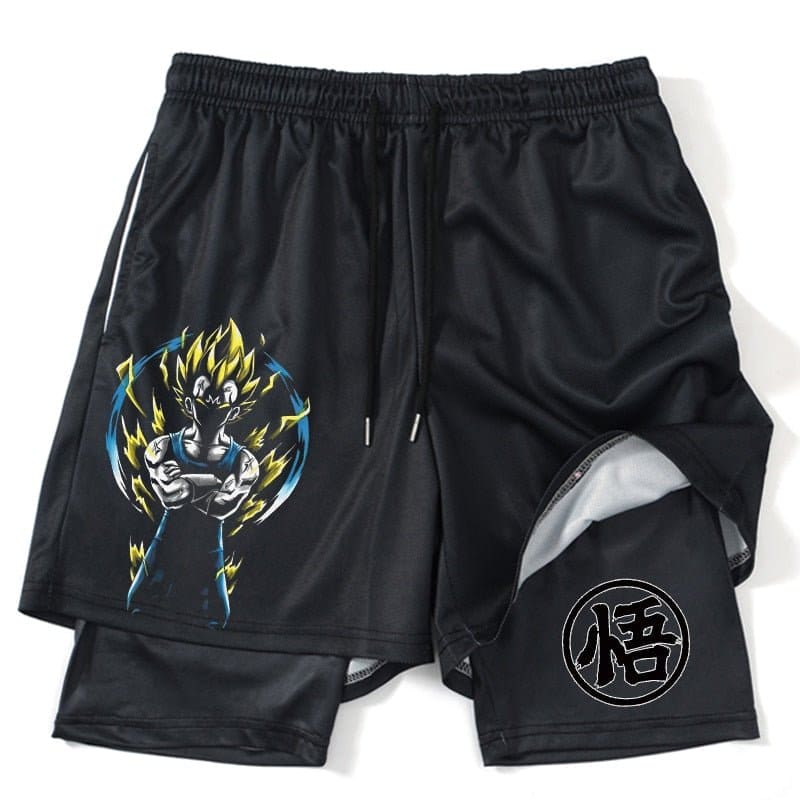 Pantalones cortos de rendimiento Majin Vegeta