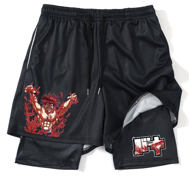 Yujiro Hanma Performance Shorts - Mintchuna