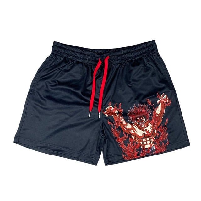 Yujiro Hanma Shorts - Mintchuna